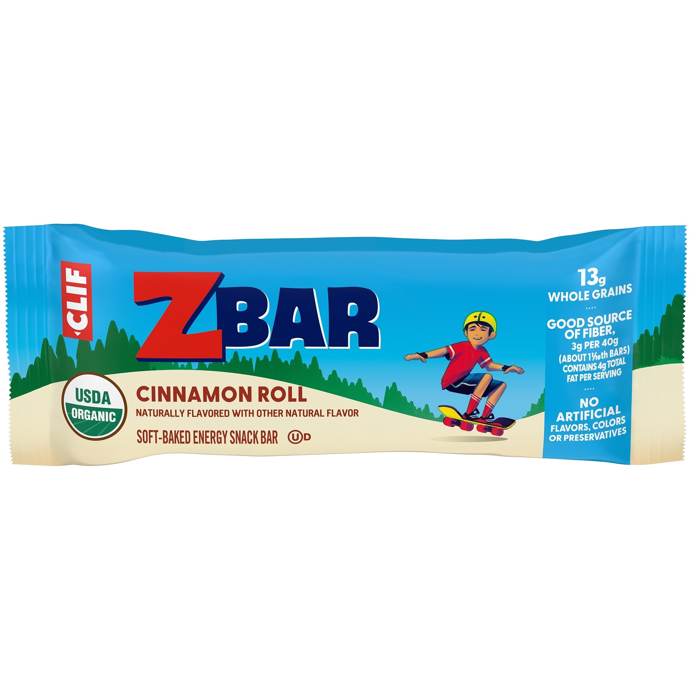 Cinnamon Roll Flavor Soft-Baked Energy Snack Bar, Organic Granola Bar D5