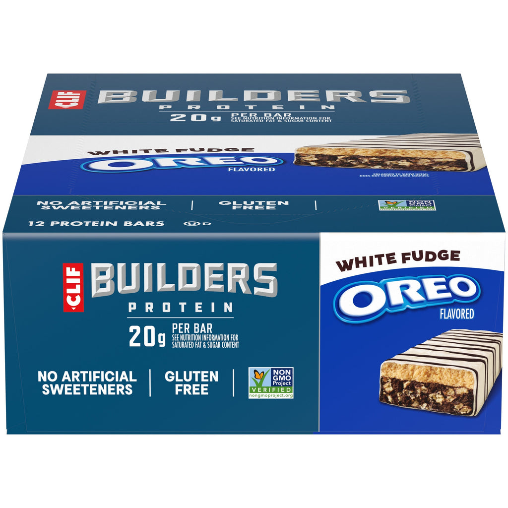 CLIF White Fudge OREO-Flavored Plant Based Protein Bars D0