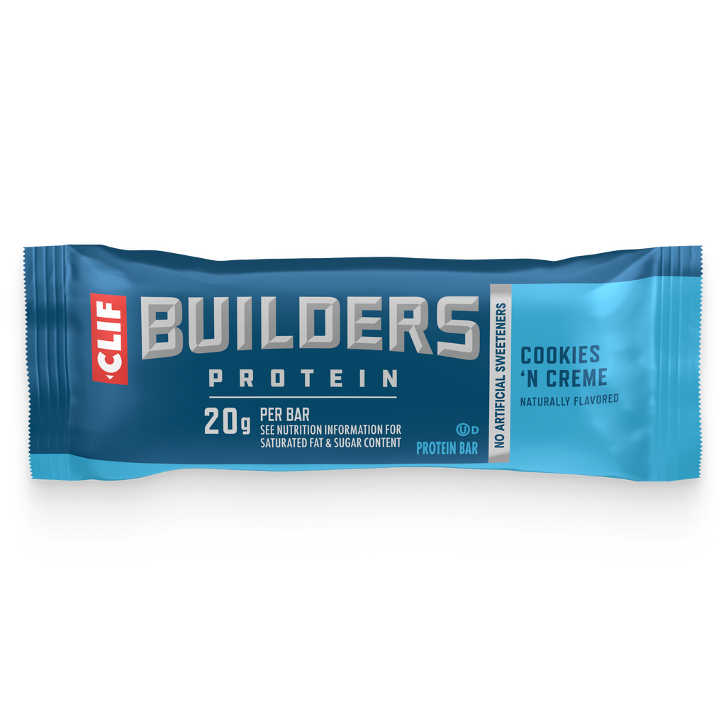 CLIF Cookies 'N Creme Flavor Plant Based Protein Bars A1