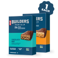 CLIF Chocolatey Mint and Chocolatey Peanut Butter Plant Based Protein Bars Variety Pack, 24 Bars T8