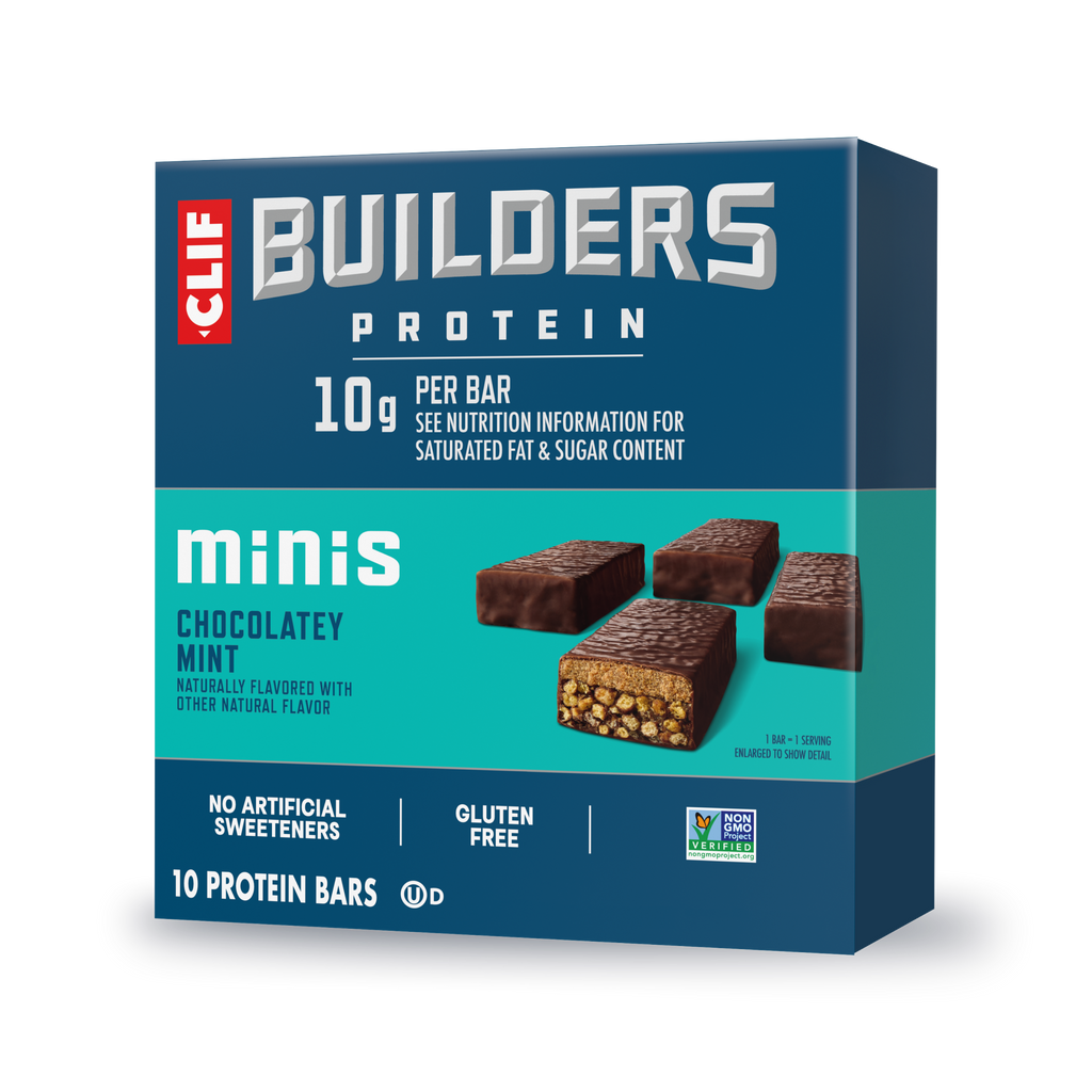 CLIF Minis Chocolatey Mint Plant Based Protein Bars K7