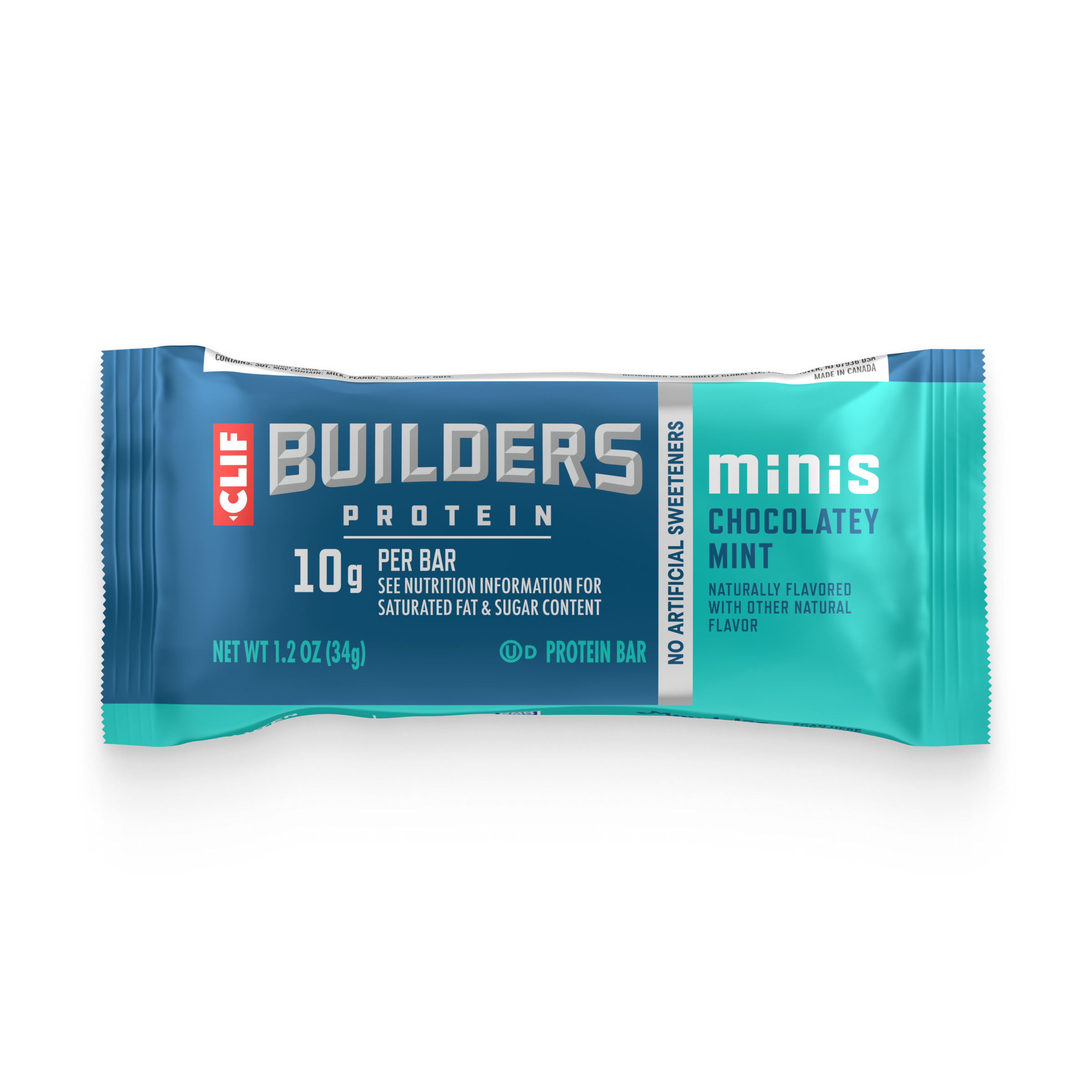 CLIF Minis Chocolatey Mint Plant Based Protein Bars K7