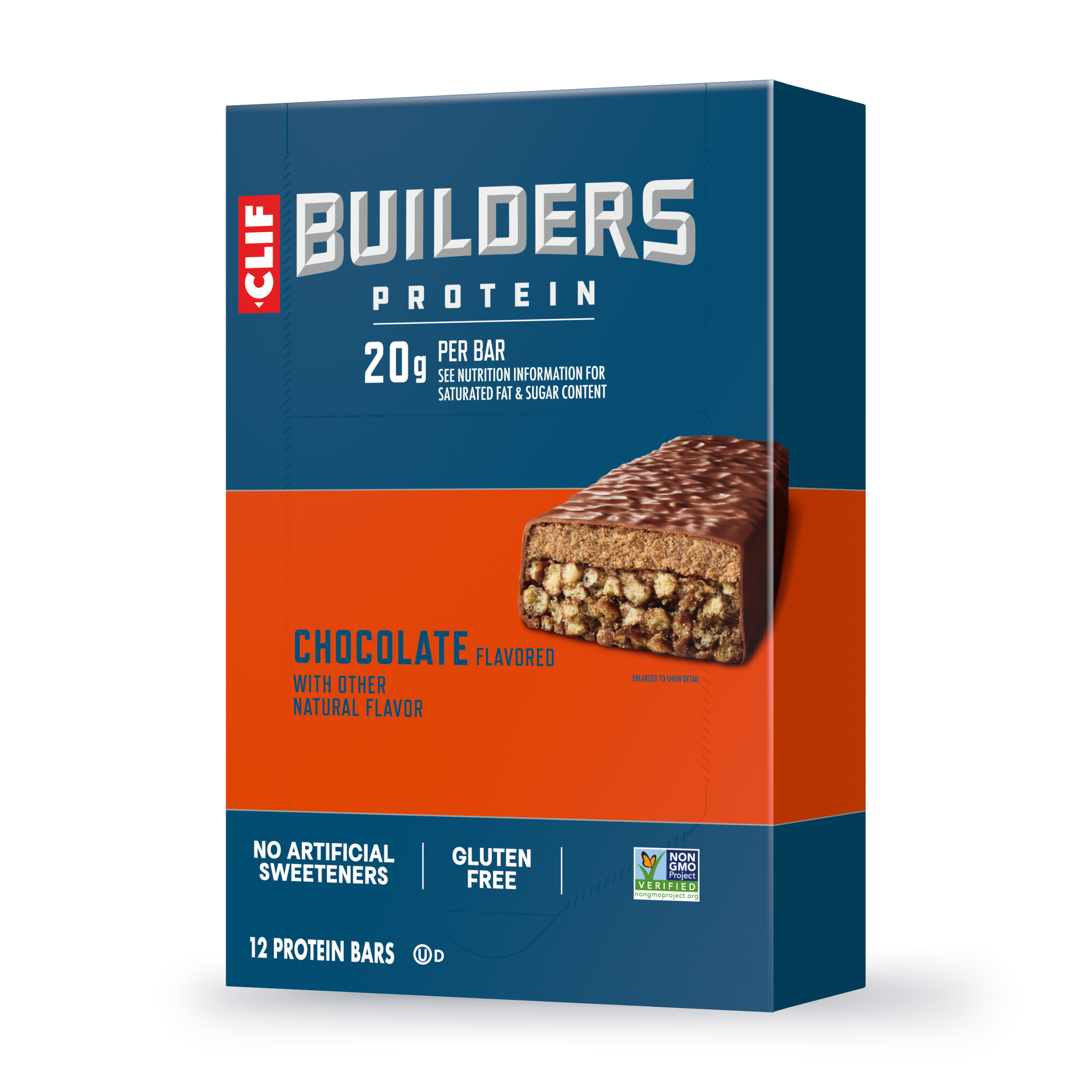 CLIF Chocolate Flavor Plant Based Protein Bars P9