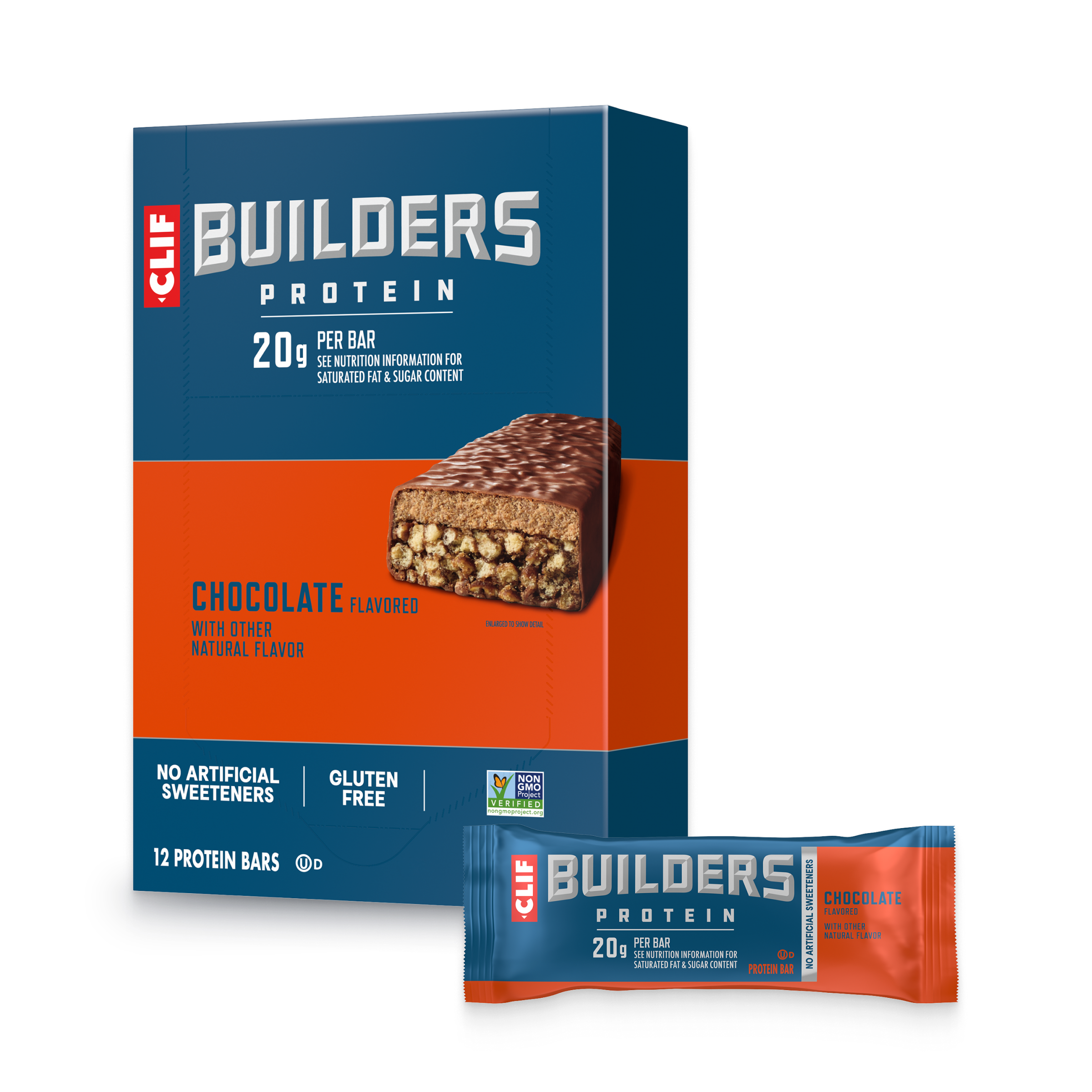 CLIF Chocolate Flavor Plant Based Protein Bars P9