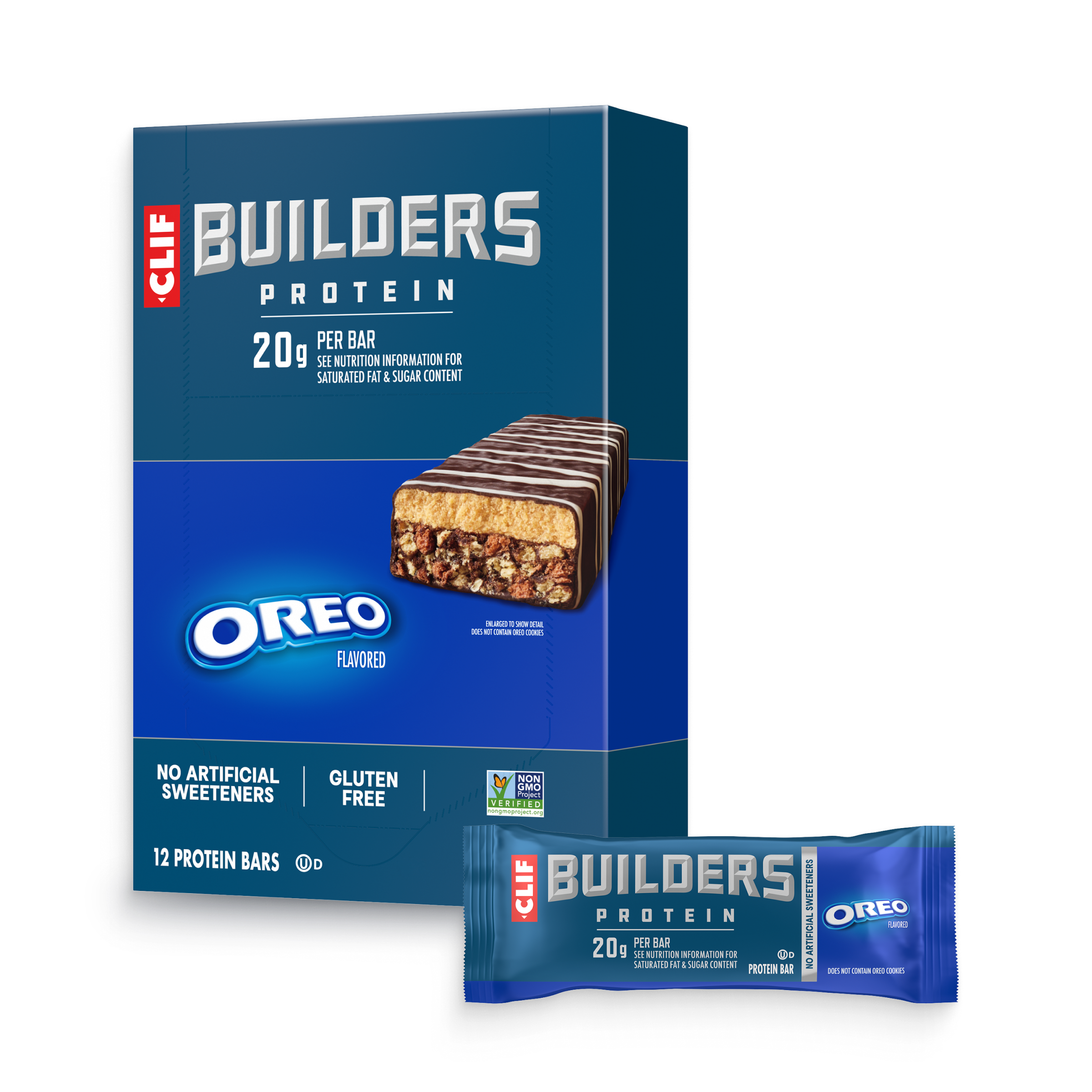 CLIF OREO-Flavored Plant Based Protein Bars E0
