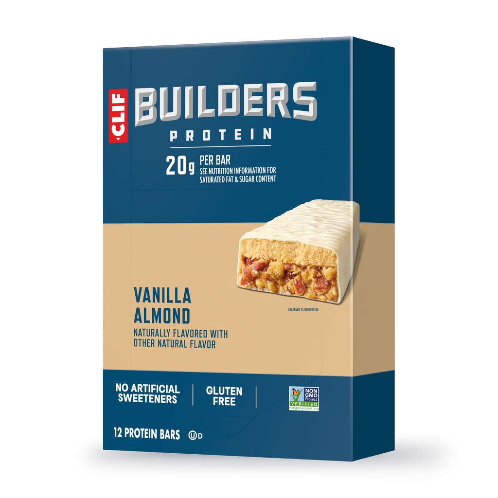 CLIF Vanilla Almond Flavor Plant Based Protein Bars R5