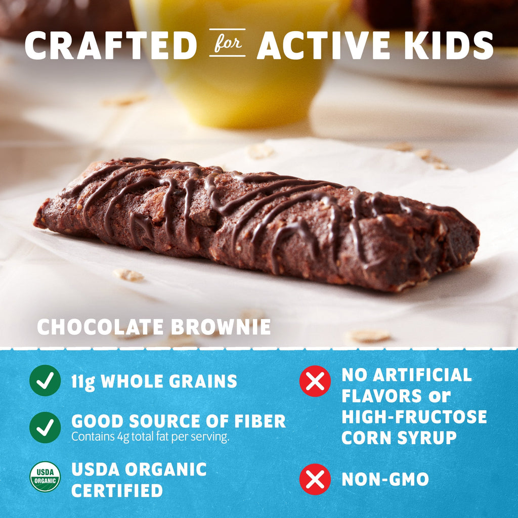 Chocolate Brownie Soft-Baked Energy Snack Bars, Organic Granola Bars S8