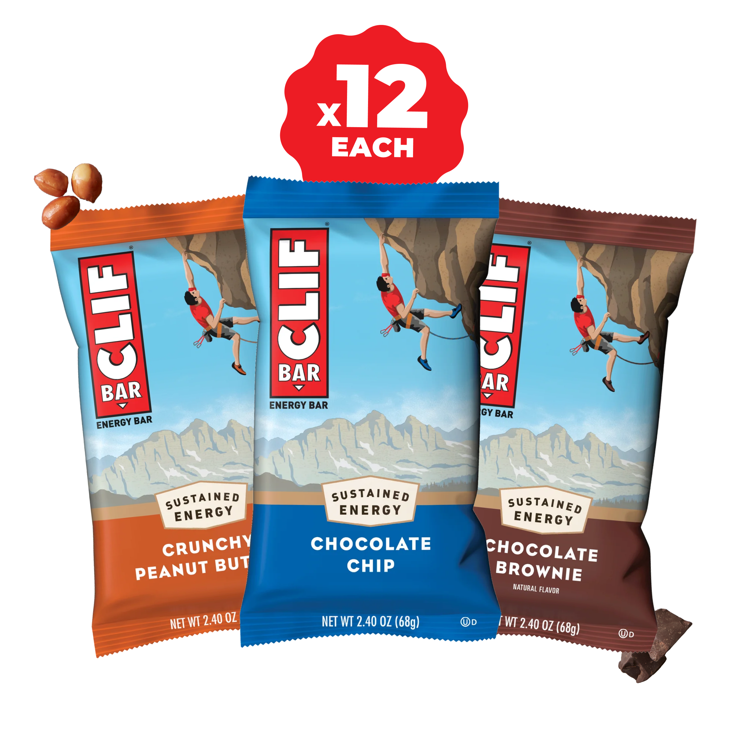 BAR Top Sellers Variety Pack, 36 Bars H6