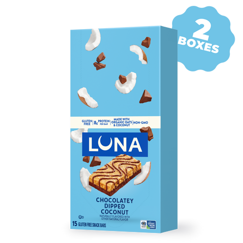 Bar Chocolatey Dipped Coconut Flavor Gluten Free Snack Bars, 30 Bars P5
