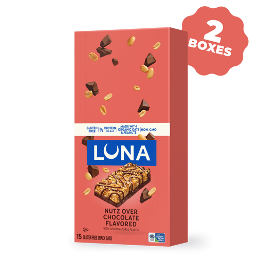 Bar Nutz Over Chocolate Flavor Gluten Free Snack Bars, 30 Bars V6