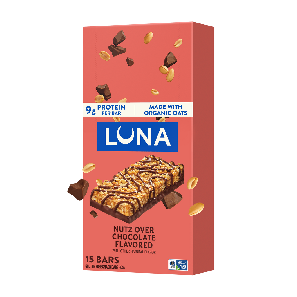 Bar Nutz Over Chocolate Flavor Gluten Free Snack Bars, Non-GMO Protein Bars F6