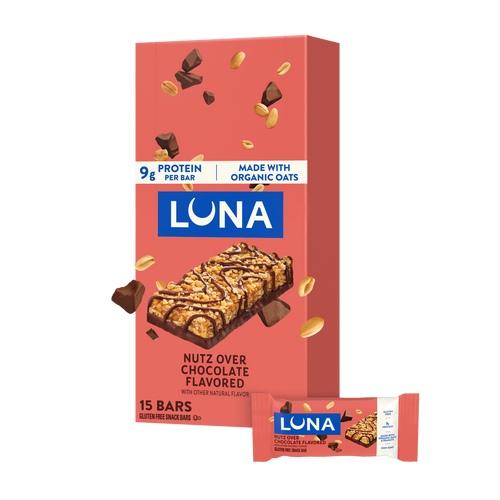 Bar Nutz Over Chocolate Flavor Gluten Free Snack Bars, Non-GMO Protein Bars F6