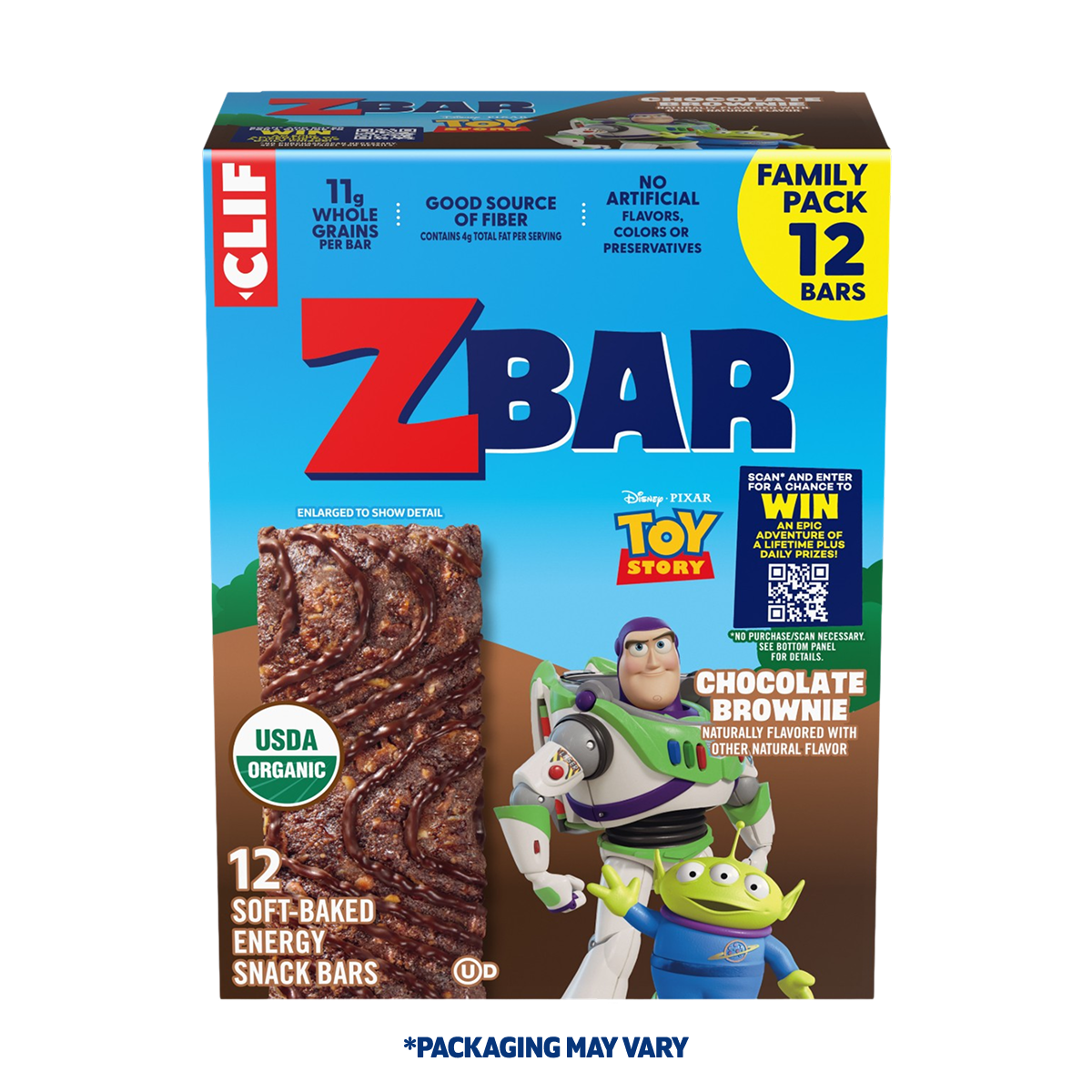 Chocolate Brownie Soft-Baked Energy Snack Bars, Organic Granola Bars S8