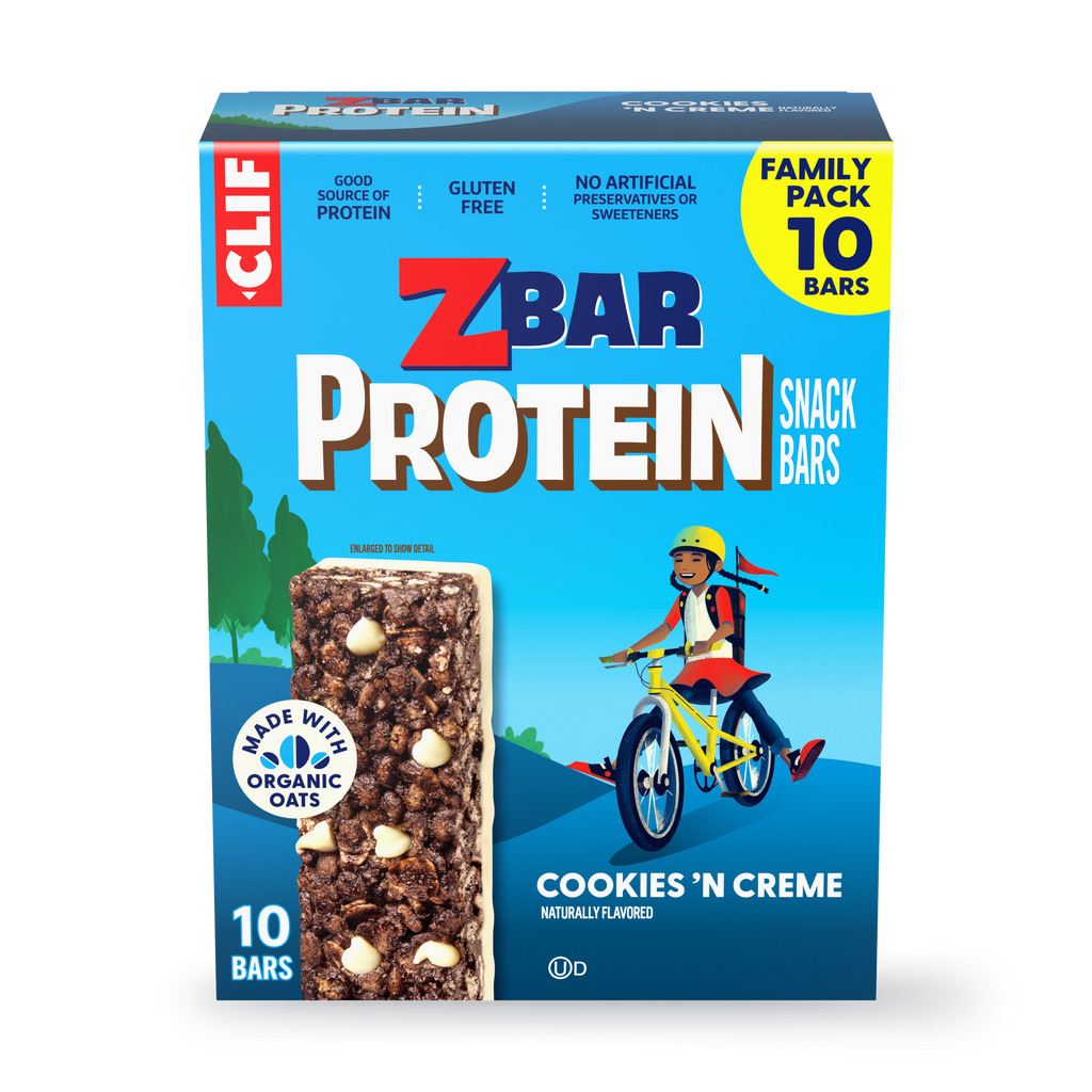 Protein Cookies 'N Creme Crispy Snack Bars, Gluten Free Protein Bars B8