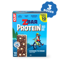Protein Cookies 'N Creme Crispy Snack Bars, Gluten Free Protein Bars, 30 Bars T6
