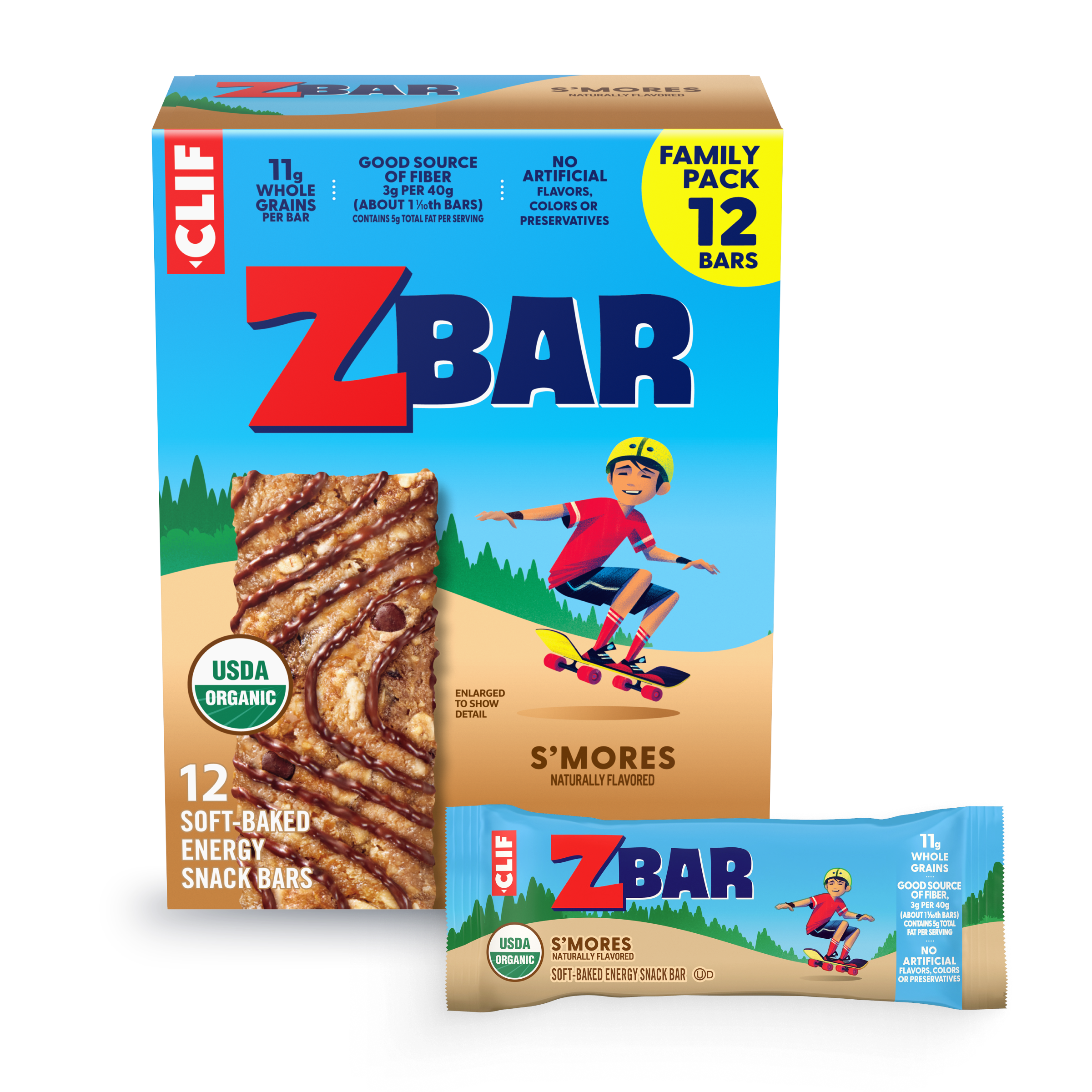 S'mores Soft-Baked Energy Snack Bars, Organic Granola Bars R2