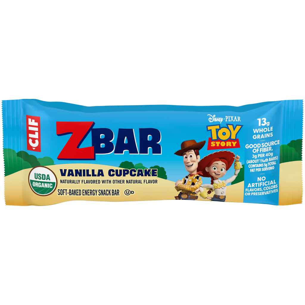 Toy Story - Vanilla Cupcake - Soft-Baked Energy Snack Bars - Non-GMO - 13g Whole Grains - USDA Organic Granola Bars (6 Pack) O8